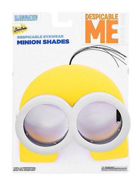 Bild von Sun Staches Kostüm Minion Kevin Partybrille, Accessoire mit Durchblick: lizenzierte Funbrille im Design von zum Fil