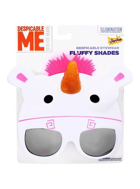 Bild von Sun Staches Kostüm Minion Fluffy Partybrille, Accessoire mit Durchblick: lizenzierte Funbrille im Design von zum Fil
