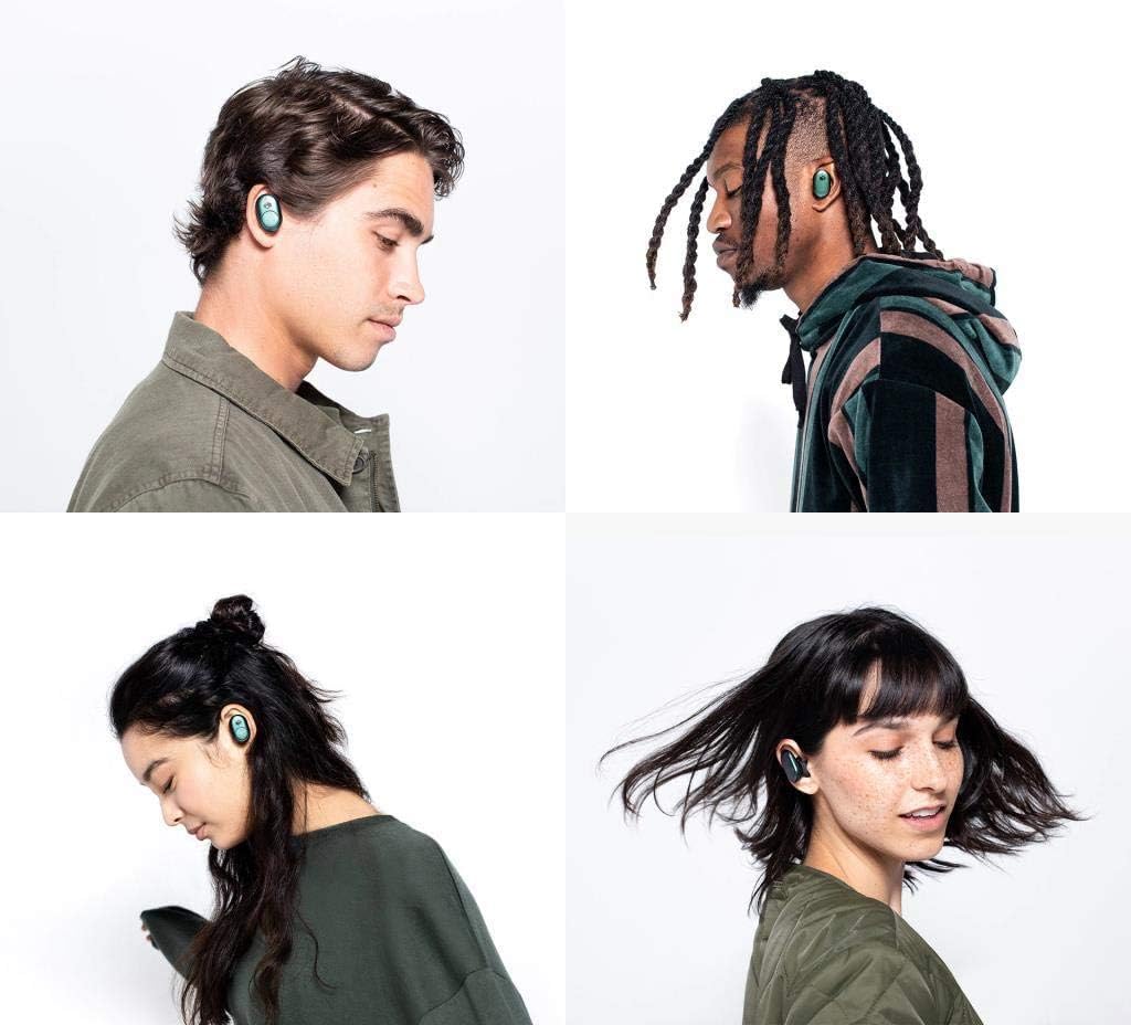 Bild von Skullcandy Skullcandy Push True Wireless, grau Kopfhörer wireless Kopfhörer (Kabellose Bluetooth-Technologie, Aktivierung des Sprachassistenten, Bluetooth 4.2, Kabellose Bluetooth-Technologie)