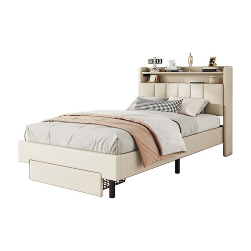 Bild von REDOM Polsterbett Stauraumbett Flachbett Gästebett