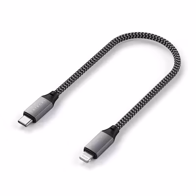 Bild von Satechi iPad/iPhone/iPod Kabel [1x USB-C® - 1x Lightning] 0.25m Anthrazit