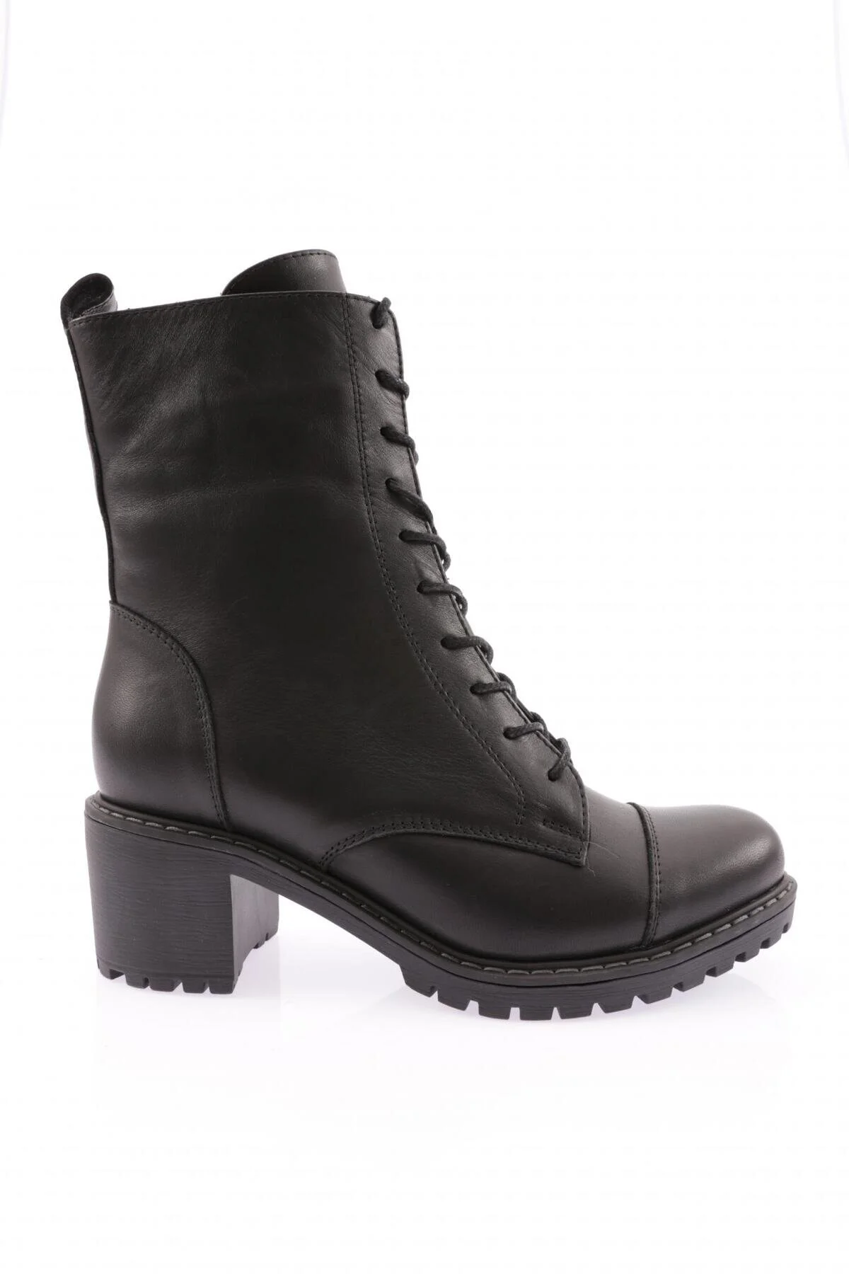 Bild von DGN -22k Schwarze Stiefel Aus Echtem Leder für Damen - 38
