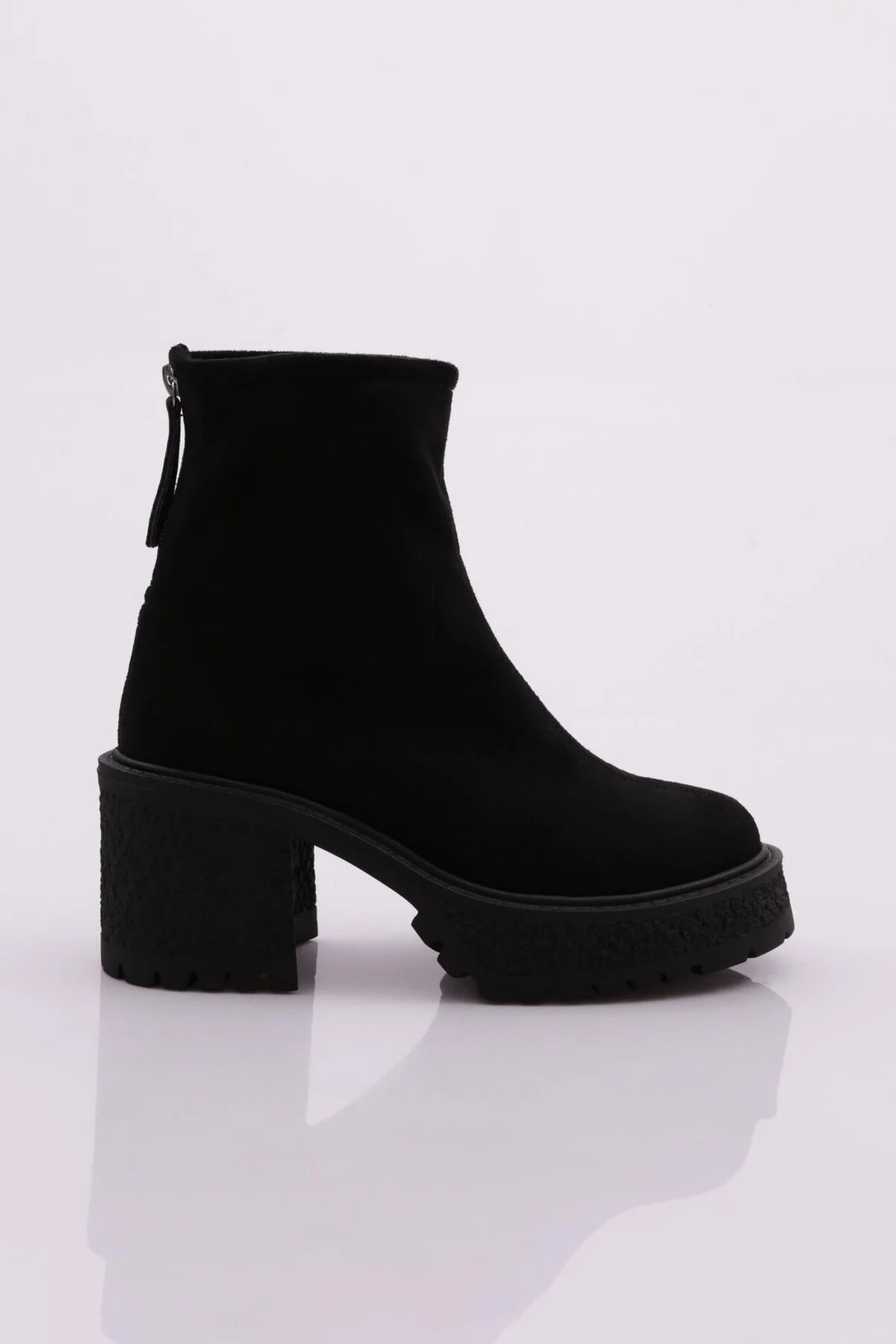 Bild von DGN Stiefel Mit Dicken Sohlen Und Dickem Absatz für Damen - 39