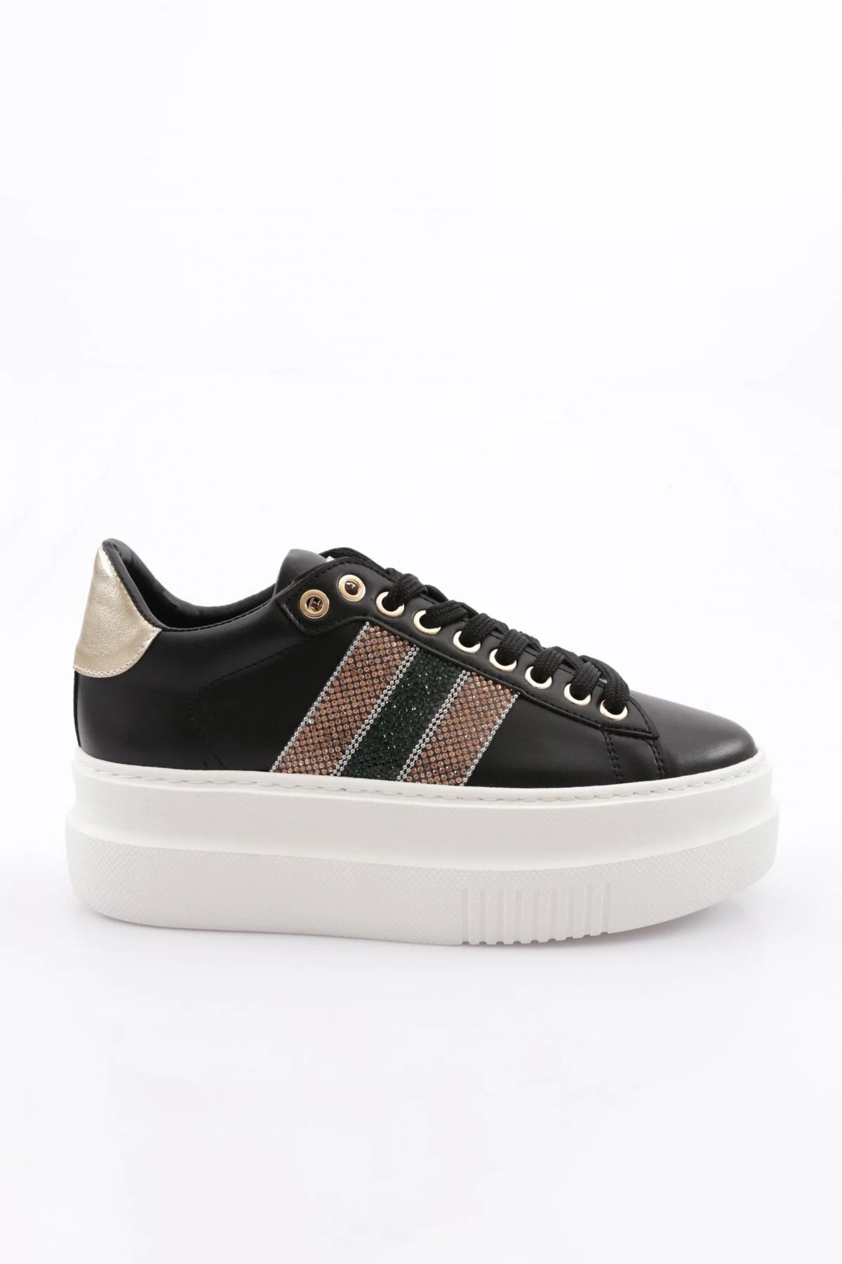 Bild von DGN Es865 – Sneaker-schuhe Mit Dicken Silbernen Steinen für Damen - 36