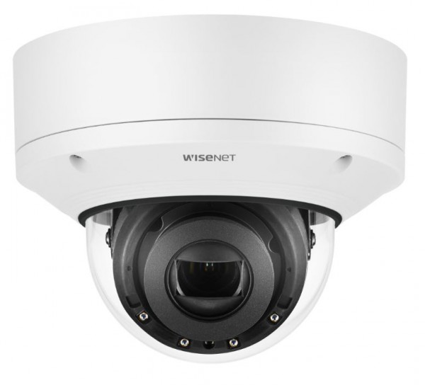 Bild von Hanwha Vision Dome  Kamera XND-6081REV 2,8 - 12,0 mm X-Serie Überwachungskamera mit 2 Megapixel Auflösung. professionelle Kamera für außen