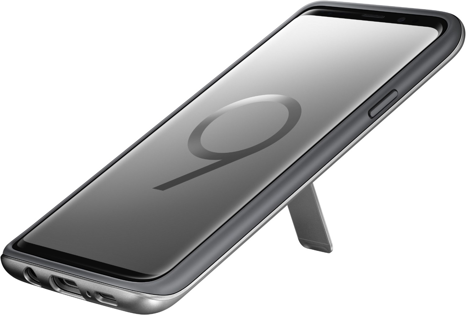 Bild von Samsung Protective Standing Cover (Samsung Galaxy S9+), Smartphone Hülle, Silber