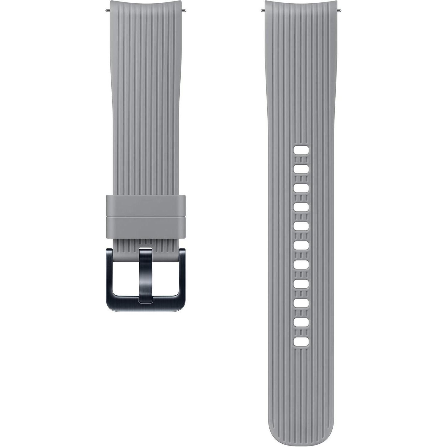 Bild von Samsung Armband Silikon (20 mm, 41 mm, 42 mm, Silikon, Gear S2, Gear Sport, Galaxy Watch, Galaxy Watch Active 2, Galaxy Watch Active, Galaxy Watch 3), Uhrenarmband, Grau