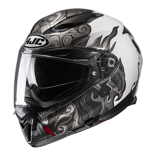 Bild von HJC F70 Spector Helm – Grau-Weiß in Größe XL für Männer