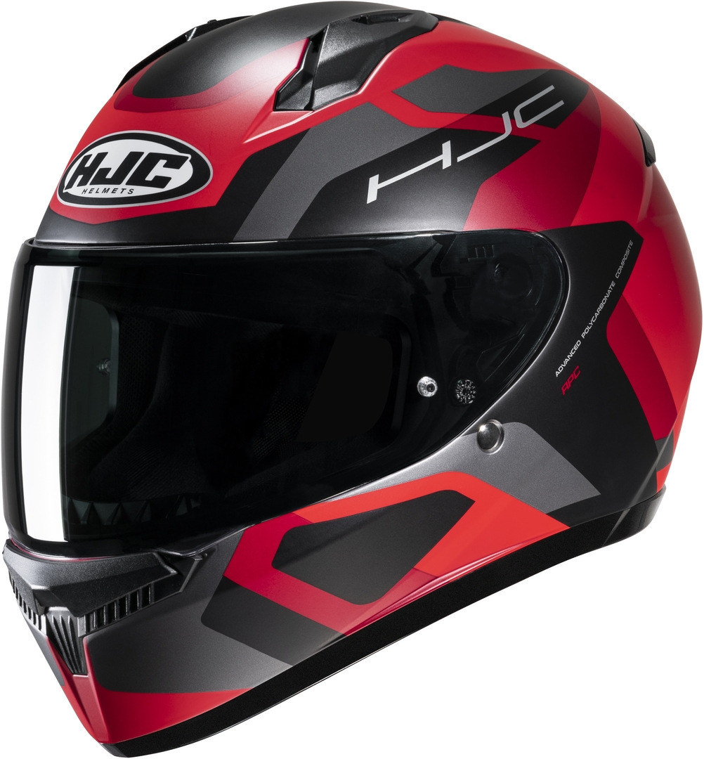 Bild von HJC C10 Tins Helm, schwarz-rot, Größe M für Männer