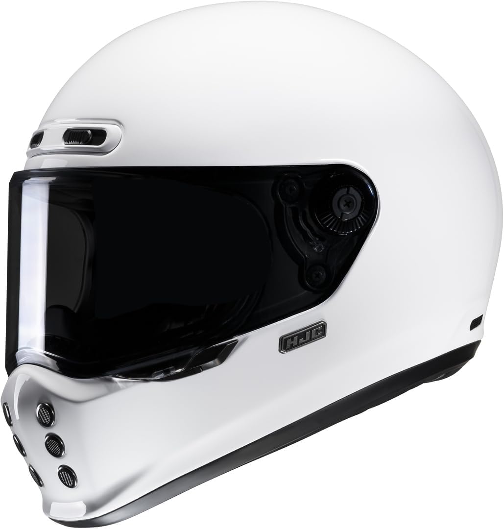 Bild von HJC Motorradhelm HJC V10 Solid weiß Integralhelm XL