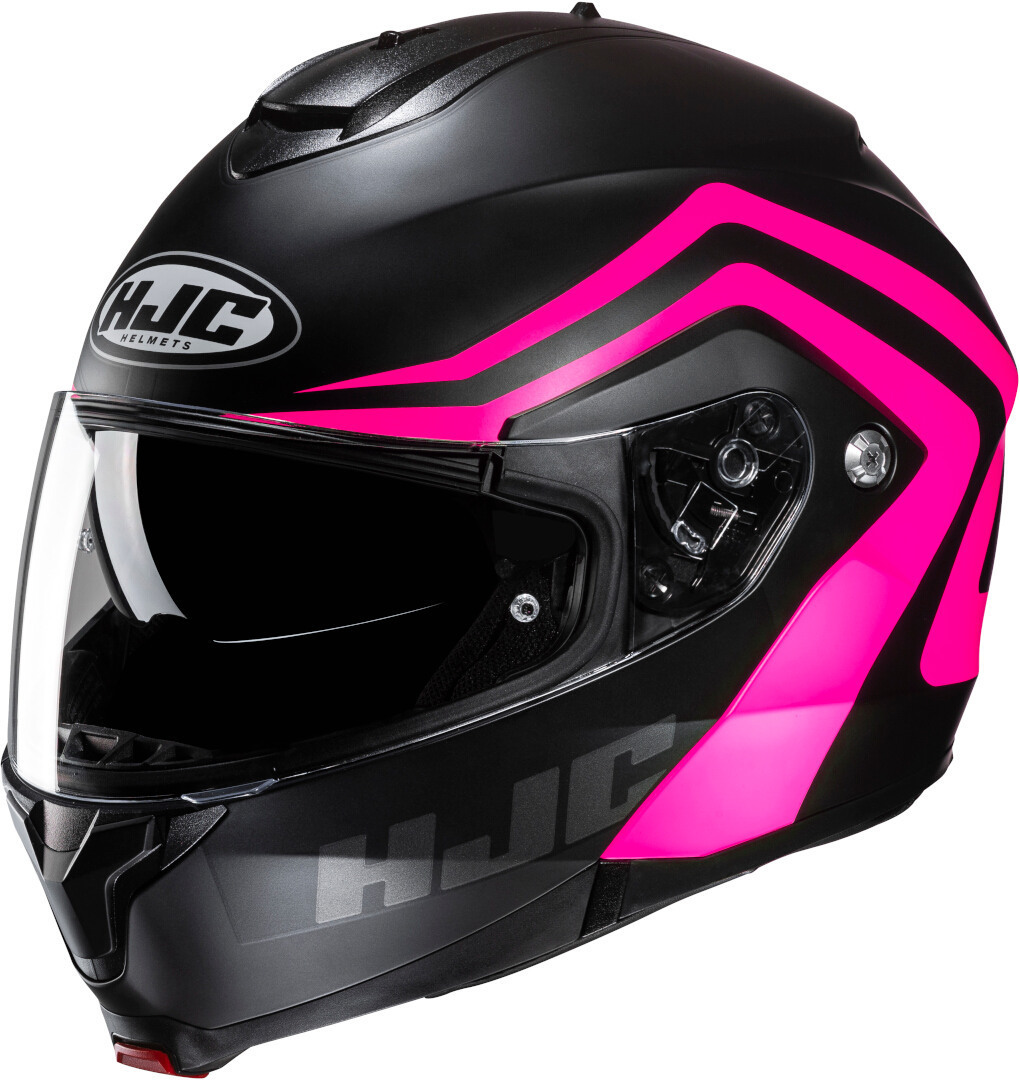 Bild von HJC C91N Nepos Klapphelm, schwarz-pink, Größe M für Männer