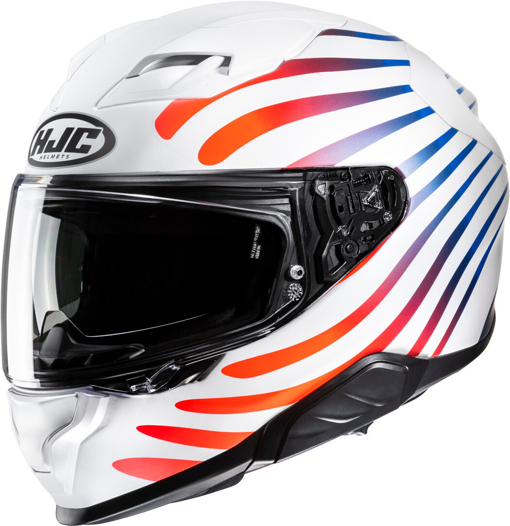 Bild von HJC F71 Zen Helm, weiss-rot-blau, Größe XS 54 55 für Männer