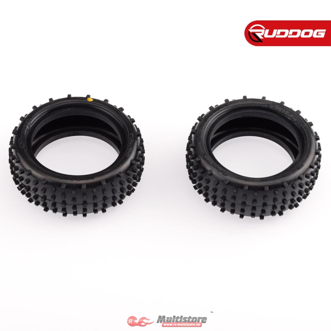 Bild von Sweep CUBY 4wd Front Yellow long wear compound (Medium) 1/10 Astro turf / Carpet tires (Only tires) 2pcs / SW-139FYN