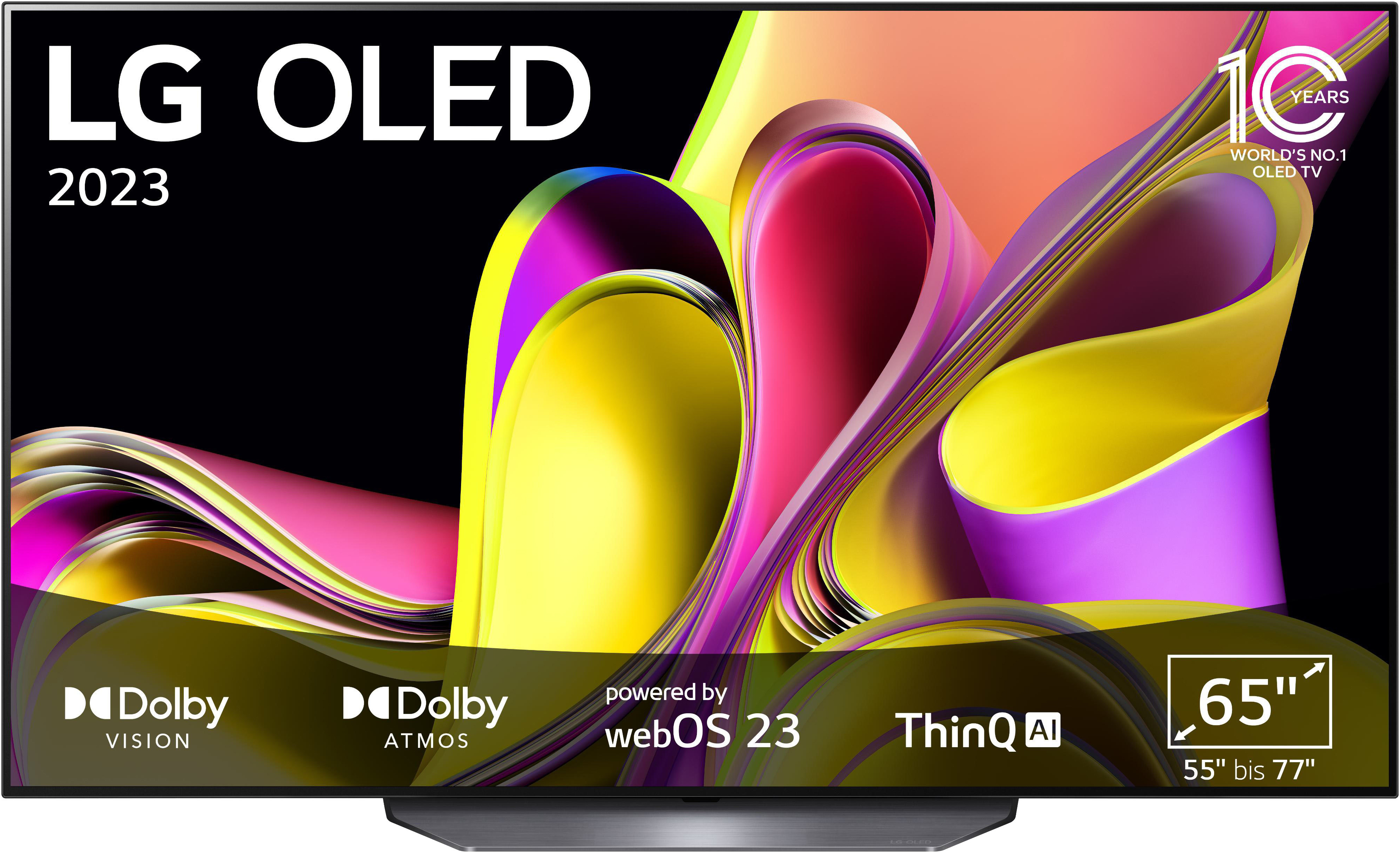 Bild von LG OLED65B36LA OLED-Fernseher (164 cm/65 Zoll, 4K Ultra HD, Smart-TV, bis zu 120 Hz, α7 Gen6 4K AI-Prozessor, Single Triple Tuner)