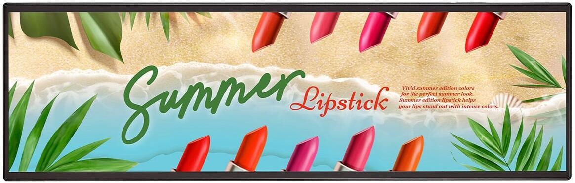 Bild von LG 37BH7N-H Signage Display 93,98cm 37Zoll IPS ADS 1920x 540 FHD 700cd/m2 1.000:1 WiFi integriert Web OS 6