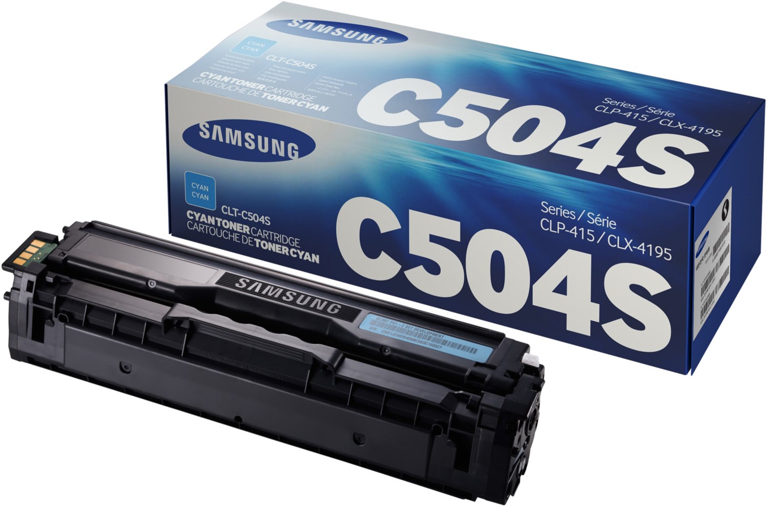 Bild von SAMSUNG Toner cyan fuer CLP-415 CLX-4195 1.800 Seiten (CLT-C504S/ELS)