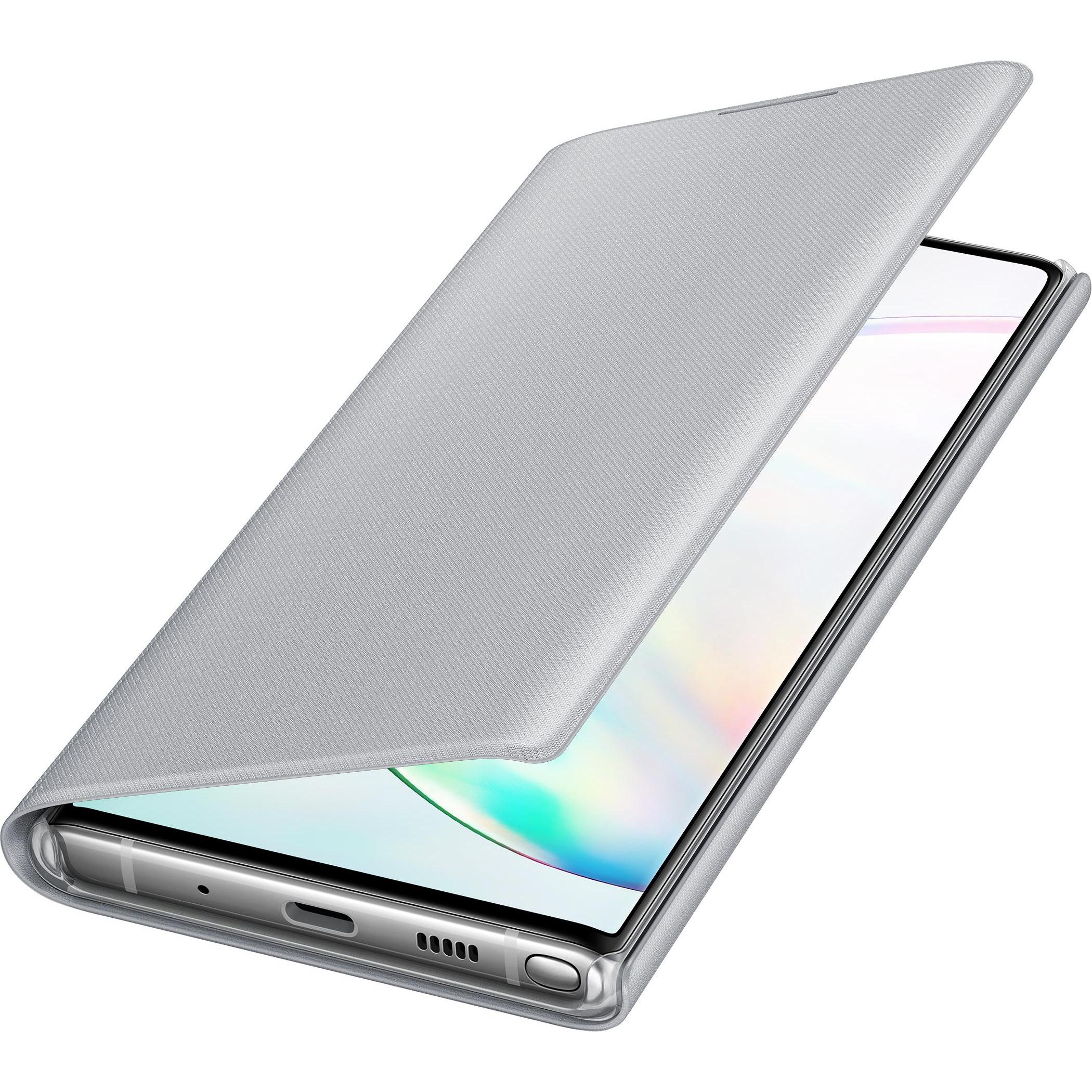 Bild von Samsung LED View Cover (Samsung Galaxy Note 10), Smartphone Hülle, Silber