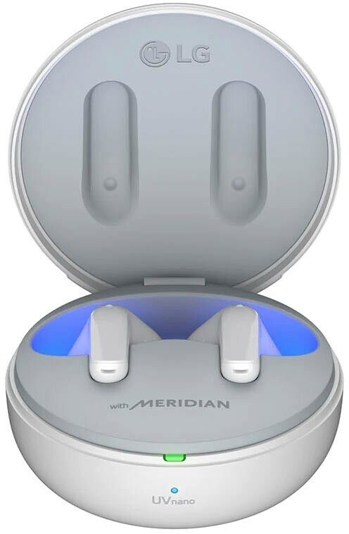 Bild von LG TONE Free DT60Q In-Ear-Kopfhörer (Active Noise Cancelling (ANC), Freisprechfunktion, LED Ladestandsanzeige, Sprachsteuerung, integrierte Steuerung für Anrufe und Musik, Google Assistant, Siri, Bluetooth)