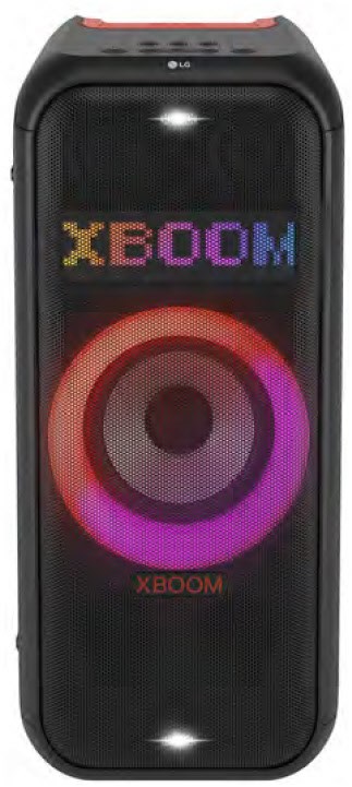 Bild von LG XBOOM XL7S. Lautsprechertyp: 2-Wege, Lautsprecherplatzierung: Flur. RMS-Leistung: 250 W, Impedanz: 6 Ohm. Produktfarbe: Schwarz, Display-Typ: LED, Steuerung: Tasten. Energiequelle: Akku, Akku-/Batteriebetriebsdauer: 20 h. Batteriekapazität: 88 Wh (XL7S.DEUSLLK)