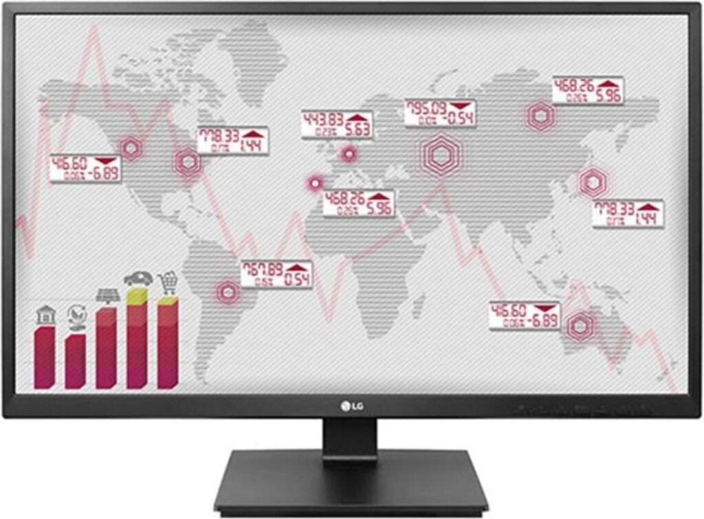 Bild von LG LG 27BK55YP-B TFT-Monitor (1.920 x 1.080 Pixel (16:9), 5 ms Reaktionszeit, 60 Hz, IPS Panel)