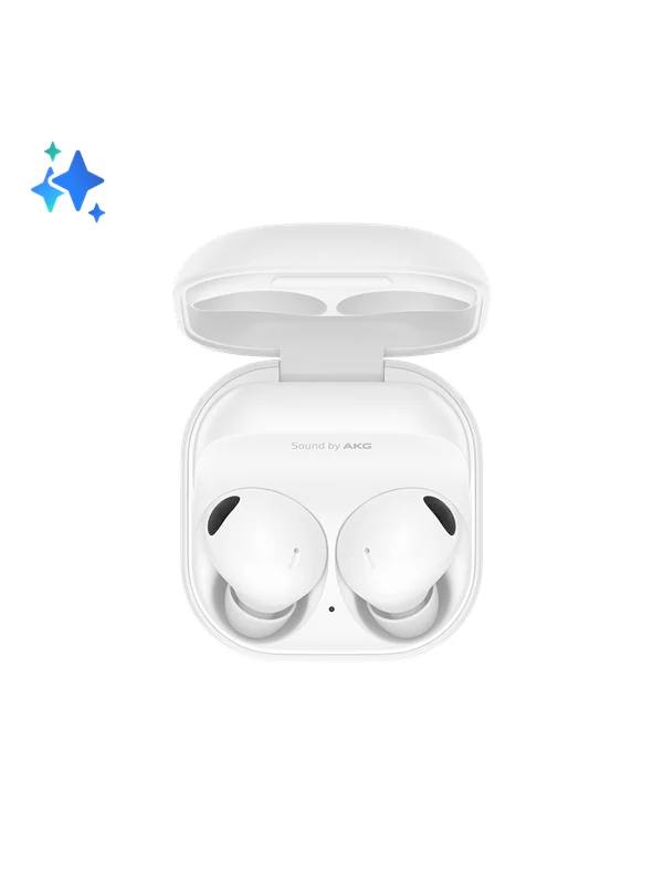 Bild von Samsung Galaxy Buds2 Pro, Bluetooth-Kopfhörer, True Wireless, Geräuschunterdrückung, Ladetasche, Qualität, Wasserdicht, Weiß