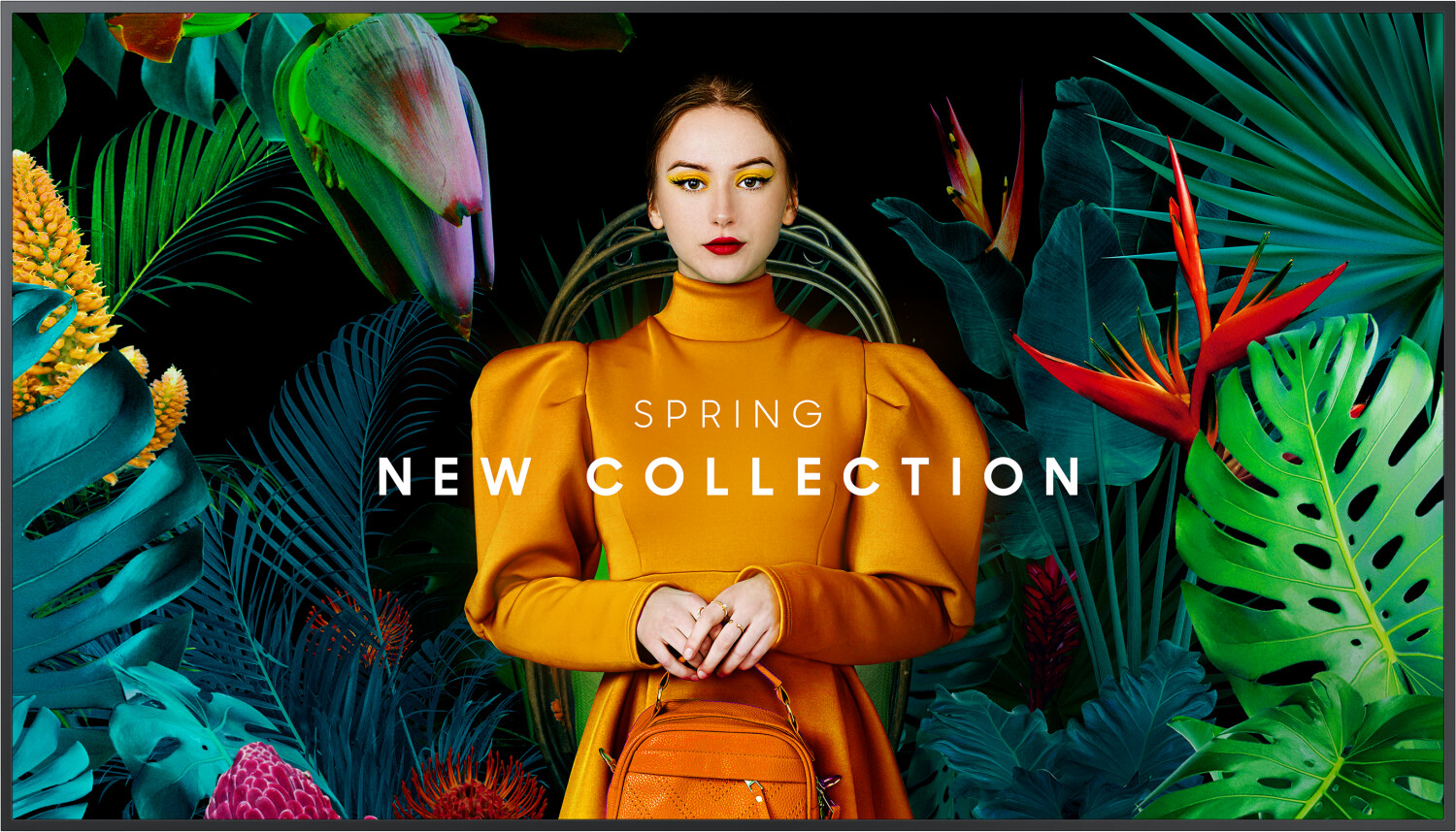 Bild von Samsung QH43C QHC Series - 43" Class (42.5" viewable) LED-backlit LCD display - Crystal UHD - 4K - for digital signage