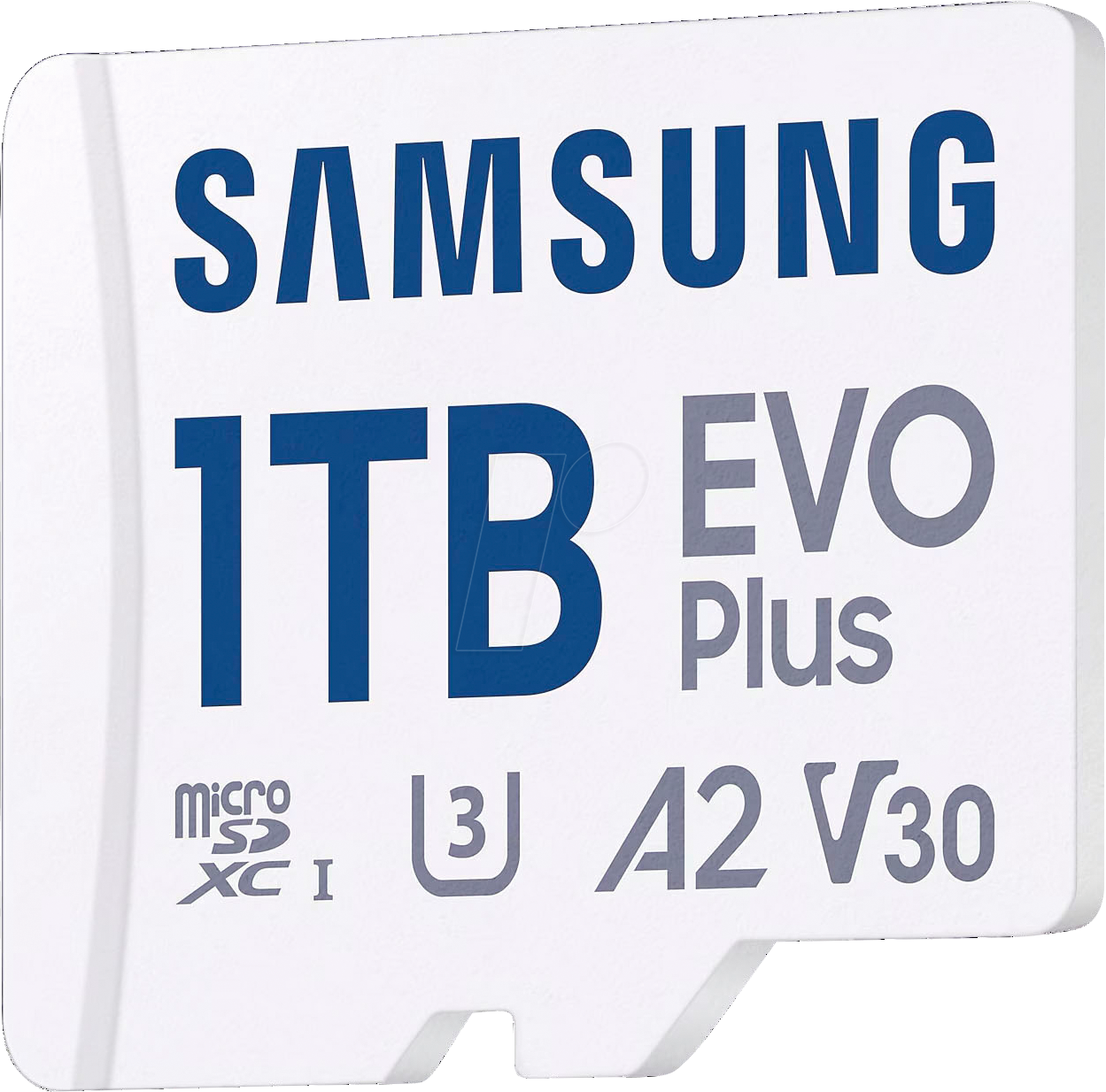 Bild von Samsung EVO Plus (2024) inkl. SD-Adapter Speicherkarte (1000 GB, Video Speed Class 30 (V30)/UHS Speed Class 3 (U3), 160 MB/s Lesegeschwindigkeit)