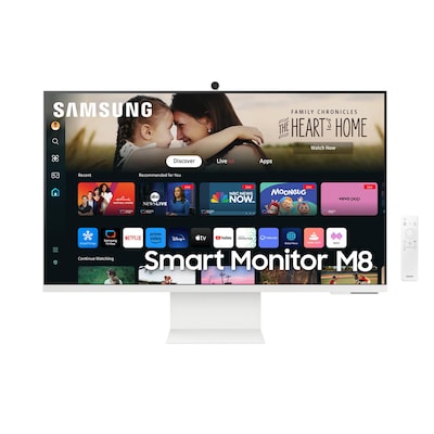 Bild von 32" Samsung M8 Smart Monitor - 3840x2160 (4k / UHD) - VA - 65W USB-C - HDR10+