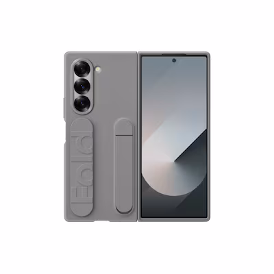 Bild von Samsung Samsung Silicone Stand Case with Strap für Galaxy Fold6, Grau