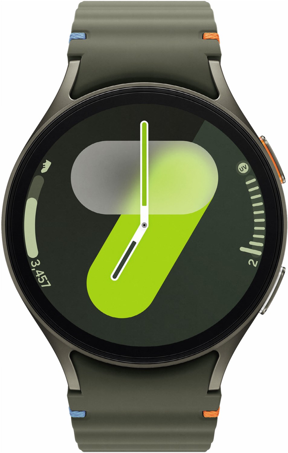 Bild von Samsung Galaxy Watch7 44mm Bluetooth Silikonarmband grün Aluminiumgehäuse grün