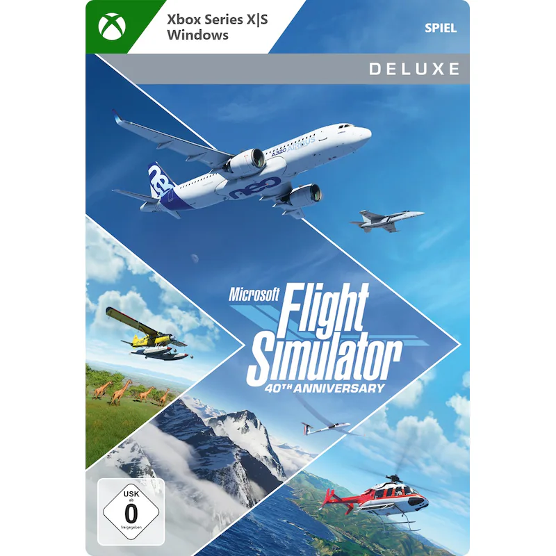 Bild von Flight Simulator: 40th Anniversary - Deluxe Edition (Xbox Series S, PC, Xbox Series X) zum Sofortdownload