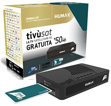 Bild von HUMAX HD-Decoder 3601S2 Lite + Tessera Tivùsat HD