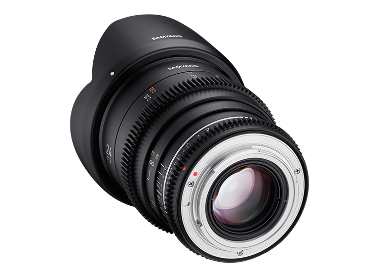 Bild von Samyang MF 24mm T1,5 VDSLR MK2 Canon RF - lichtstarkes T1,5 Weitwinkel Cine- und Video Objektiv für Canon RF Mount, 24 mm Festbrennweite, Follow Focus Zahnkränze Vollformat und APS-C, 8K Auflösung (1023025)