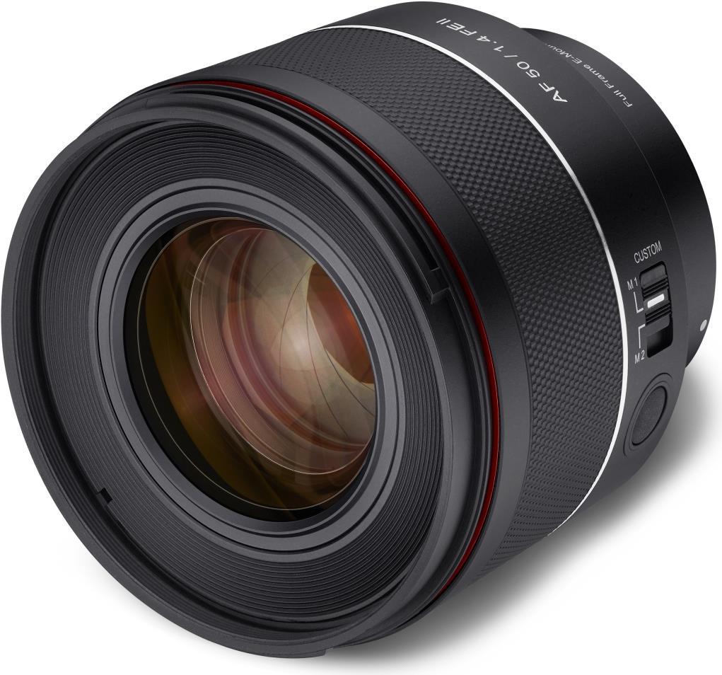Bild von Samyang Standard Autofokus Objektiv AF 50mm F1,4 II FE kompatibel mit Sony E - für spiegellose Systemkameras - für Vollformat und APS-C Sensoren, Ideal für Detailaufnahmen (1023115)