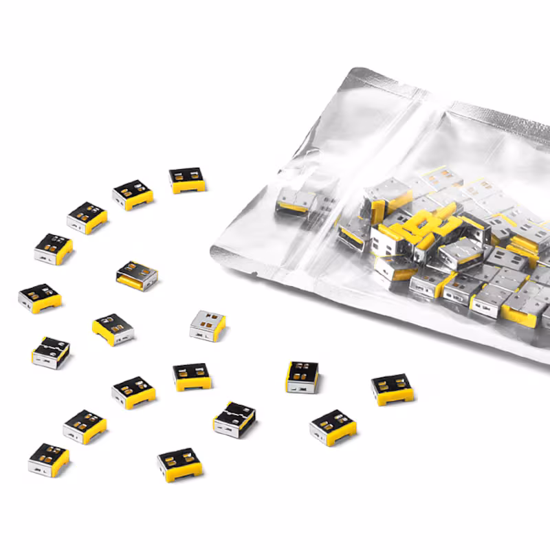 Bild von Smart Keeper SmartKeeper Basic "USB-A Port" Blocker gelb       100 Stk., Notebook Security, Gelb
