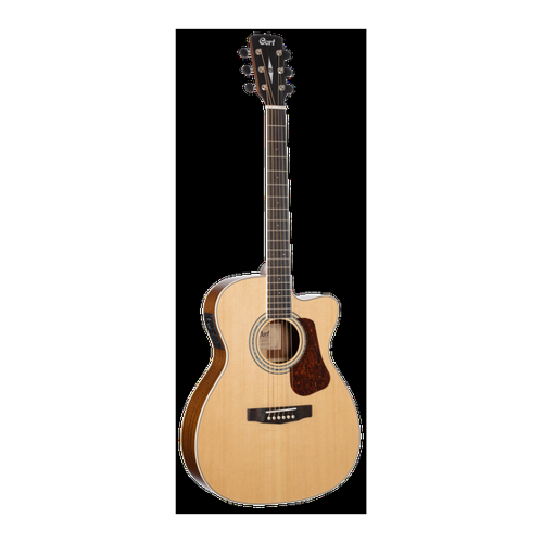 Bild von Cort L710F Elektroakustische Gitarre OM - natur satiniert