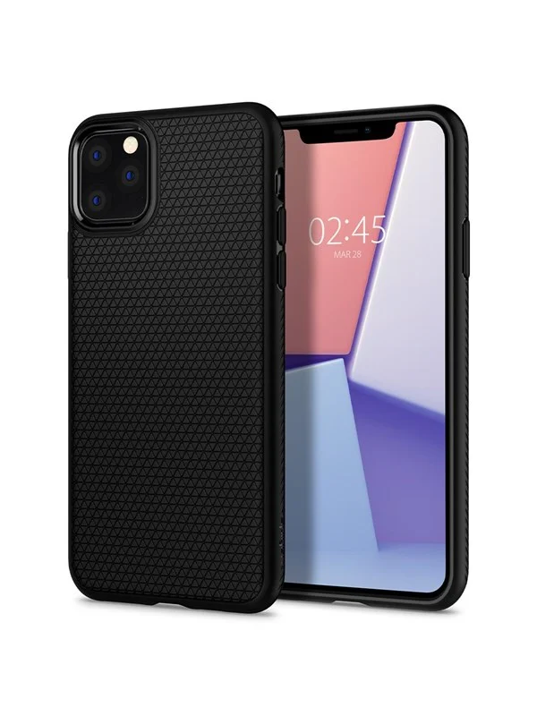 Bild von Spigen Liquid Air (Apple iPhone 11 Pro Max), Smartphone Hülle, Schwarz