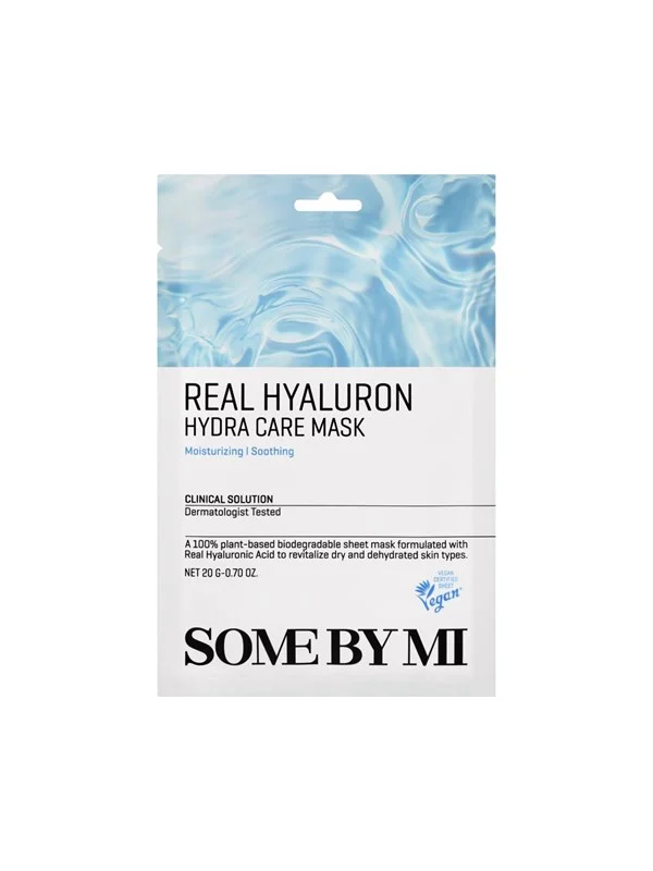 Bild von Some By Mi, Gesichtsmaske, Clinical Solution Hyaluron Hydra Care Mask - Hydratisierende und beruhigende Blattmaske, 20g