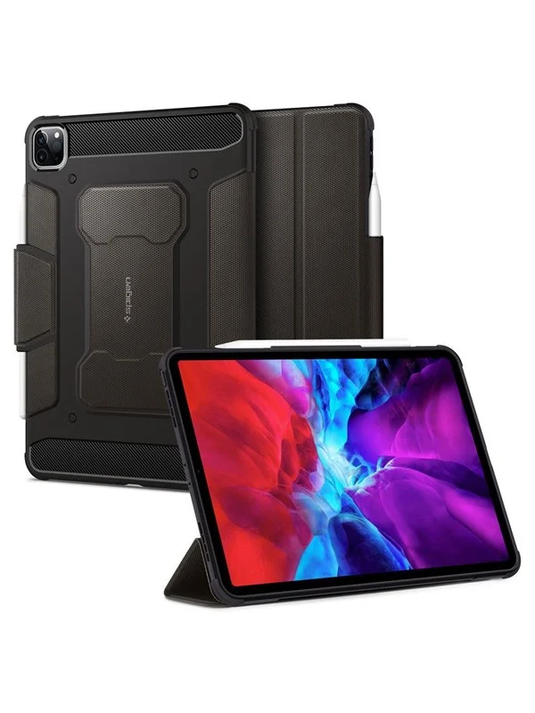 Bild von Spigen Rugged Armor Pro - gunmetal - iPad Pro 11" (2022/2021/2020/2018)