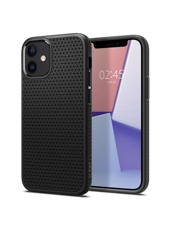 Bild von Spigen Liquid Air (Apple iPhone 12 mini), Smartphone Hülle, Schwarz