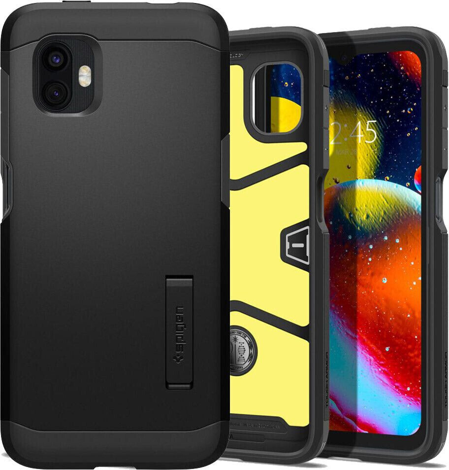 Bild von Spigen TOUGH ARMOR GALAXY XCOVER 6 PRO Black (Galaxy XCover 6 Pro), Smartphone Hülle, Schwarz