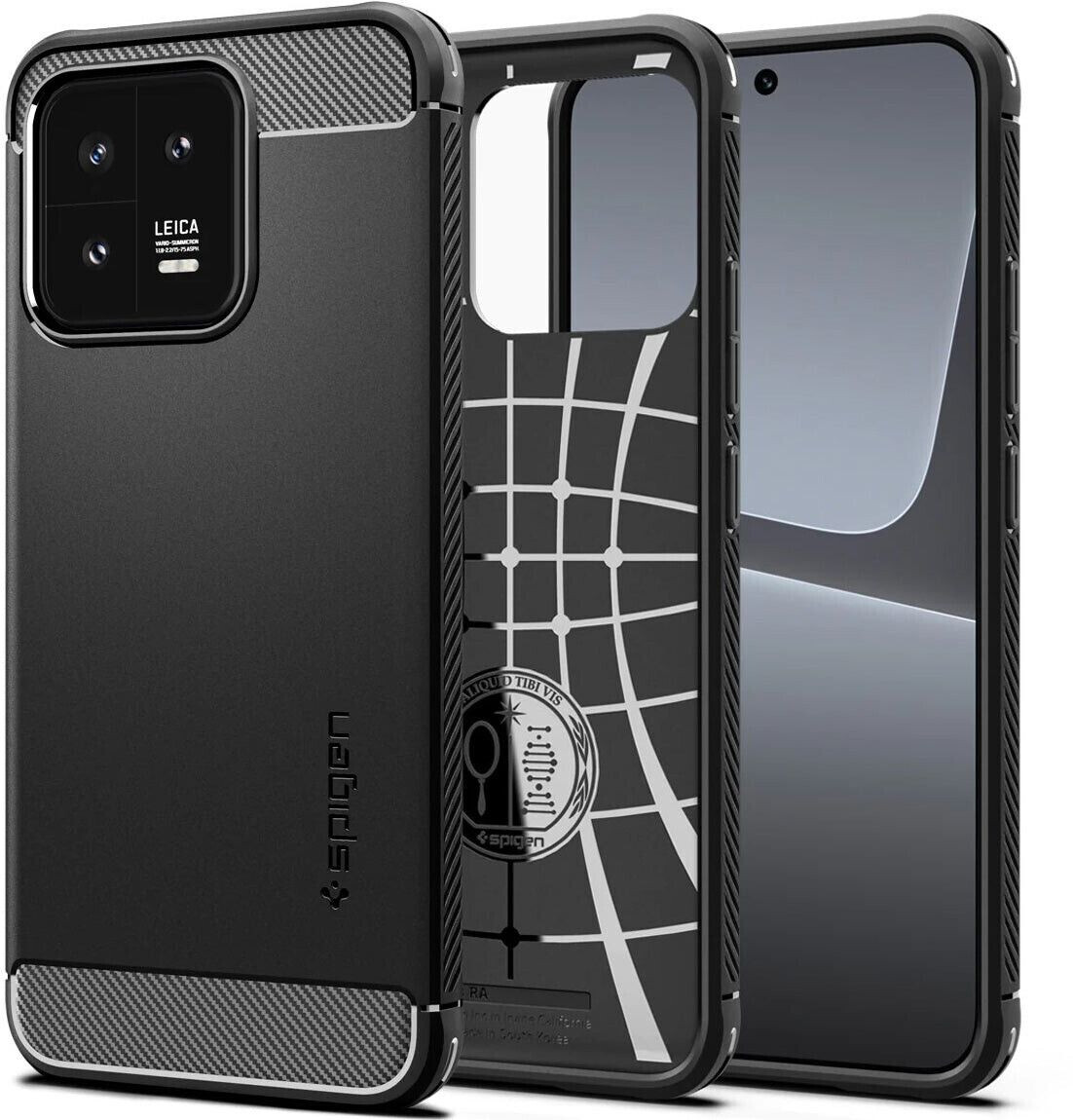 Bild von Spigen Rugged Armor Case für Xiaomi 13 - matt black (Xiaomi 13), Smartphone Hülle, Schwarz