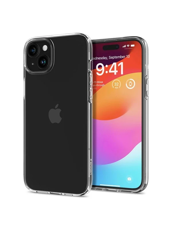 Bild von Spigen Crystal Flex, kristallklar – iPhone 15 (Apple iPhone 15), Smartphone Hülle, Transparent