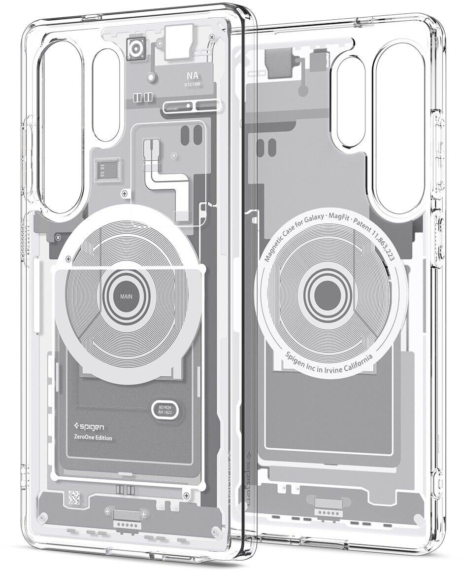 Bild von Spigen Ultra Hybrid Mag Hülle für Samsung Galaxy S25 Ultra Zero One – weiss (Samsung Galaxy S25 Ultra), Smartphone Hülle, Weiss