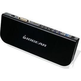 Bild von Iogear Universal Docking Station (USB-A, USB-B, 1 Ports), Dockingstation + USB Hub, Schwarz
