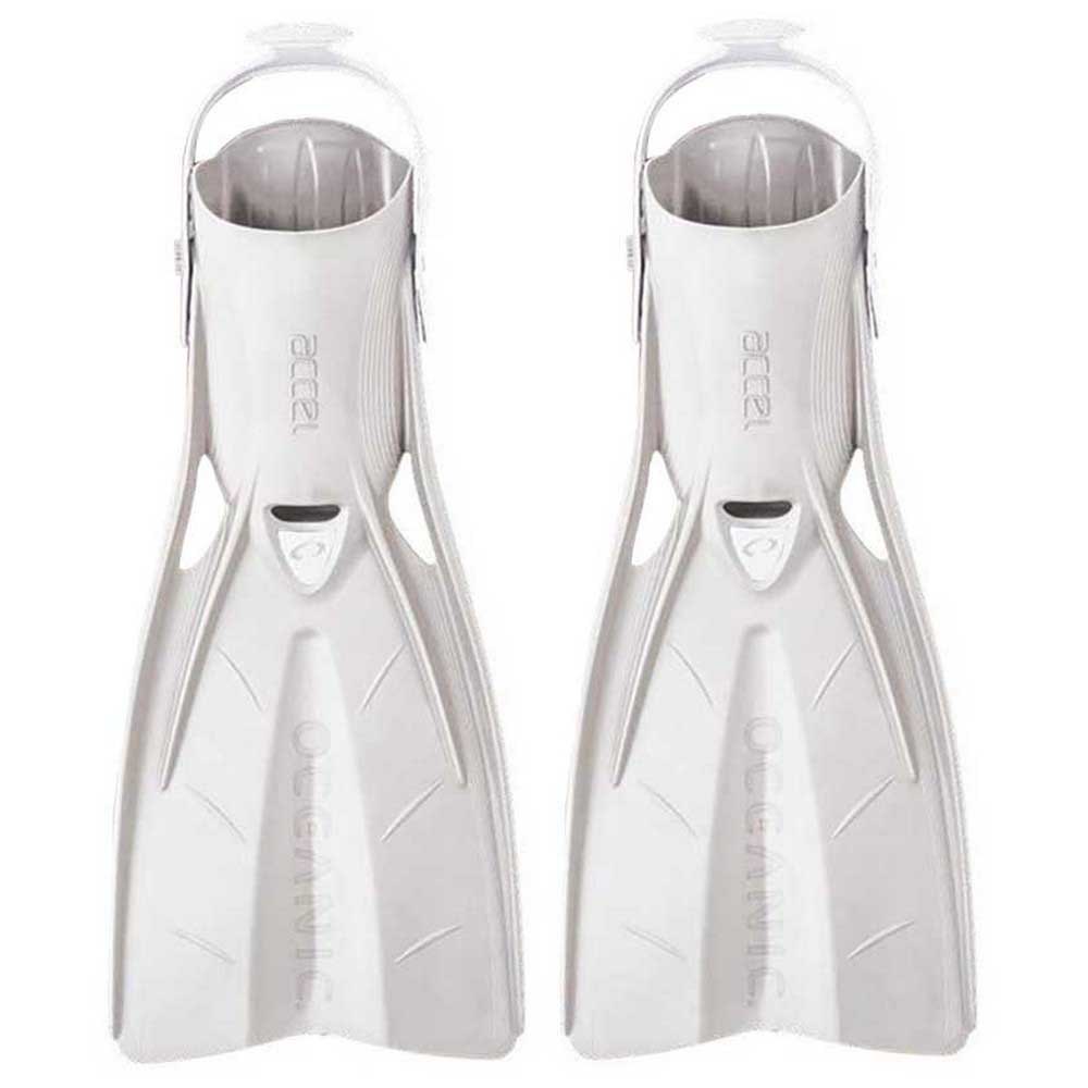 Bild von Oceanic Accel Diving Fins Weiß EU 44-46