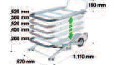 Bild von Makita Werkzeug GmbH Untergestell Makita Untergestell 2704 Untergestell 2704 194093-8