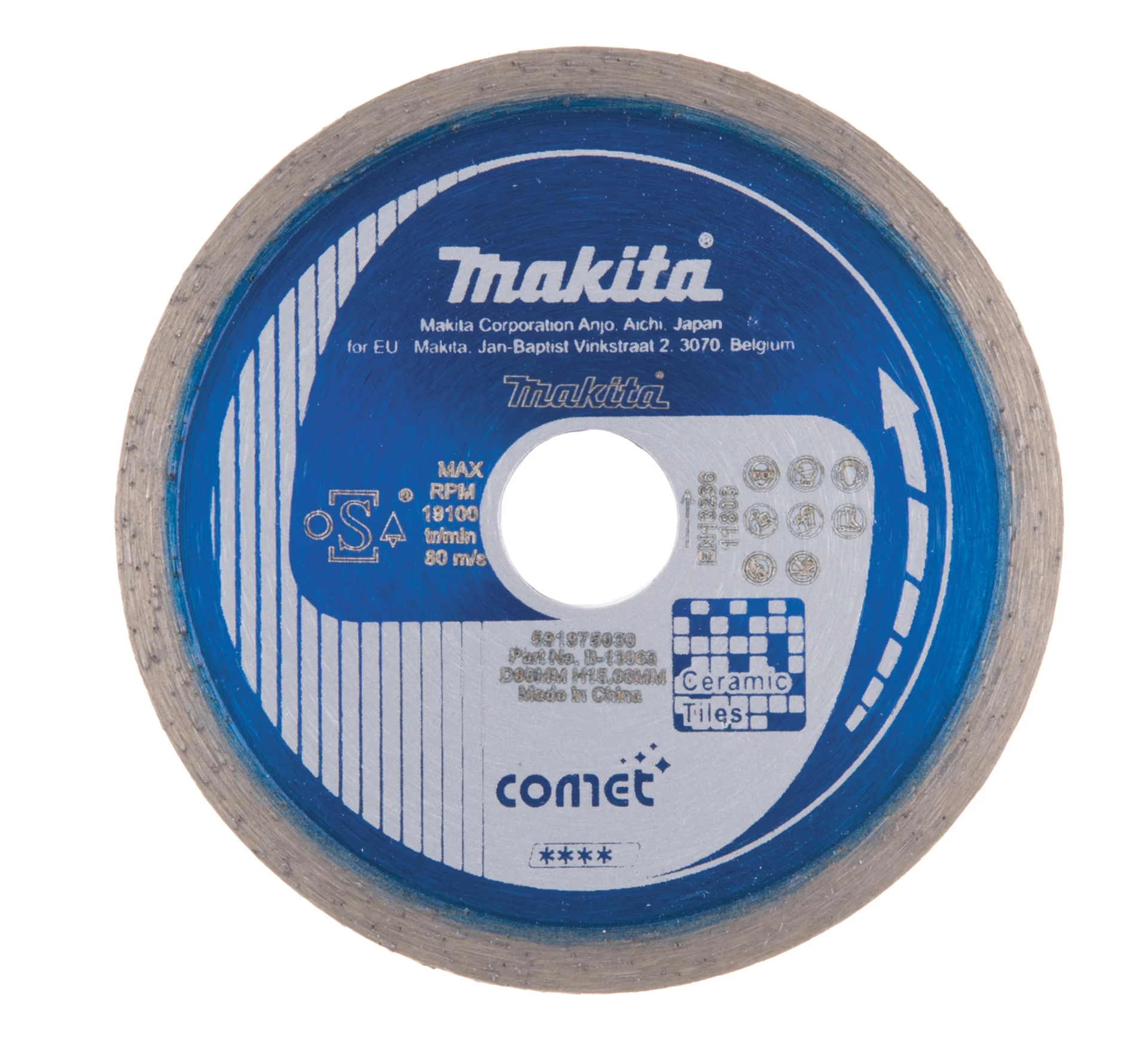 Bild von Makita Werkzeug GmbH Diamanttrennscheibe Makita Diamanttrennscheibe Comet B-13063