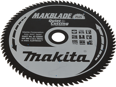Bild von Makita Werkzeug GmbH Sägeblatt Makita MAKBLADE+ Sägeb. 260x30x80Z MAKBLADE+ Sägeb. 260x30x80Z B-32655