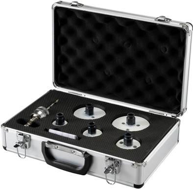 Bild von Makita E-15805 Lochsägen-Set 7teilig 32 mm, 41 mm, 51 mm, 73 mm, 83mm 1 Set